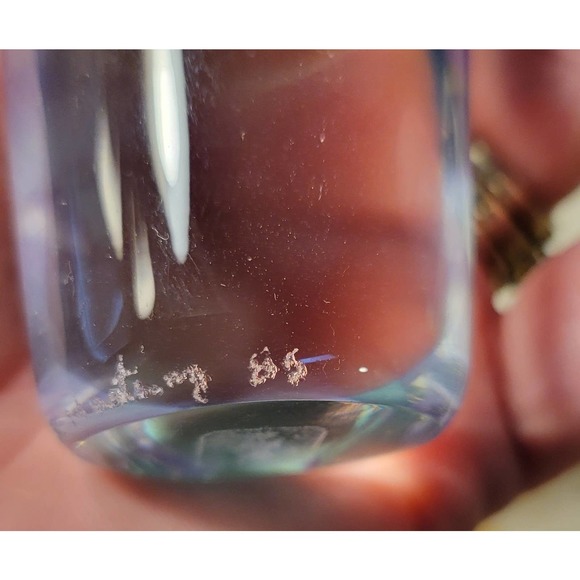 Vintage Signed Perfume Bottle - Mark Hasting 1985 - Picture 6 of 7